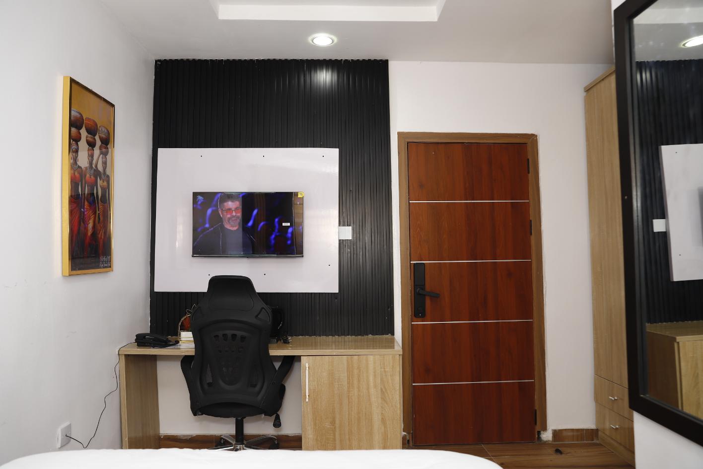 Hotel Room Background Image